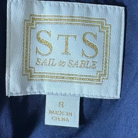 STS Sail to Sable Wool Blend Fringed Tweed Skirt sz 8 - Picture 7 of 7